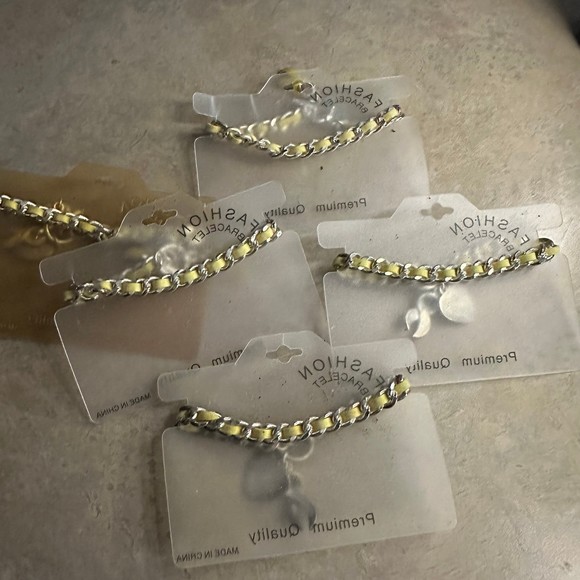 Sarcoma & Bone Cancer Awareness: Five Yellow Ribbon Charm Bracelets - Picture 5 of 7